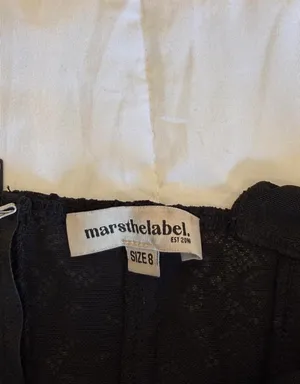 mars the label lace black corset top thumbnail 4