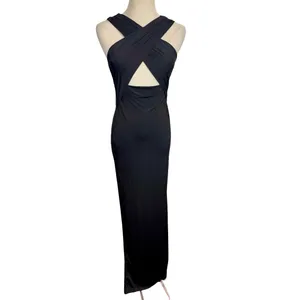 NEW NWT House of CB Odette Cross Front Cutout Maxi Dress thumbnail 4