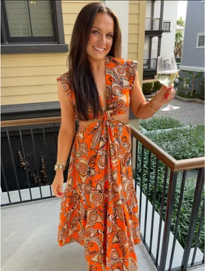 ALC Frank Cut-Out Midi Dress thumbnail 2