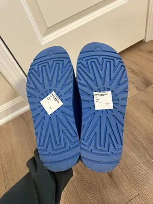 UGG Discoquette Genuine Shearling Slide Slipper in Blue US 9 thumbnail 6