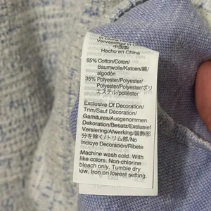 J. Crew Textured Tank Top with Scallop Trim Blue Size XL Blue Tweed thumbnail 8