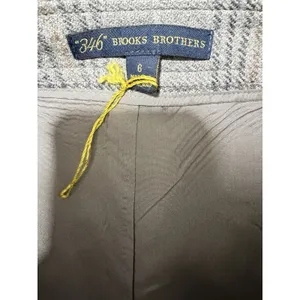Brooks Brothers‎ 346 Gray Plaid Skirt Front Button Women's Size 6 thumbnail 10