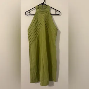 Sublini High-neck Marrant Dress Sleeveless Pleated Minimalist Luxe Modern Large thumbnail 2