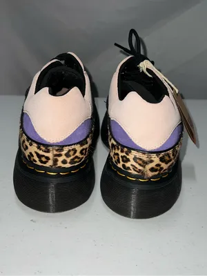 Dr. Martens Pink, Black and Leopard Platform Creepers thumbnail 4
