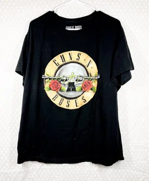 Guns‎ N' Roses Black Graphic Print Band Tee thumbnail 1