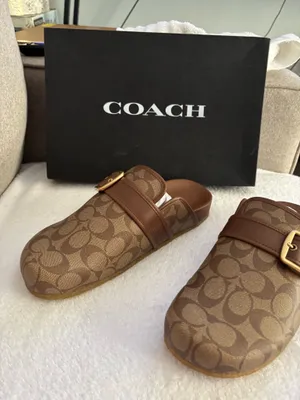 Coach Signature Canvas Mules Sz10 Unisex thumbnail 13