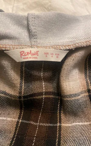 Romwe Button-Up Flannel thumbnail 5