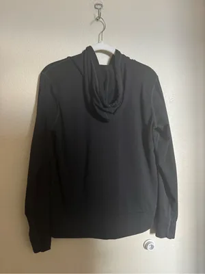 Vuori Halo Performance Full Zip Hoodie Jacket Sz M Black Soft Lounge thumbnail 8