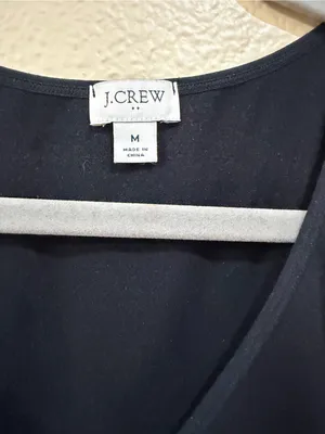 J. Crew Women's V-Neck Sleeveless Tank Bodysuit Black Size M thumbnail 3