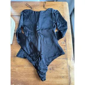 Zara Satin Effect Bodysuit Womens Small thumbnail 3