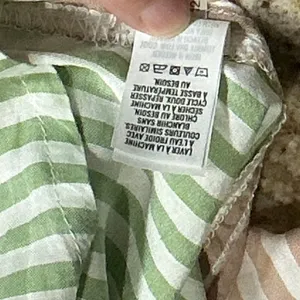 Aerie Women's XL Oversized Button Down Shirt Colorblock Striped NWT thumbnail 7