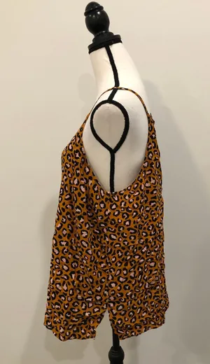 Animal Print Halter Tank thumbnail 2