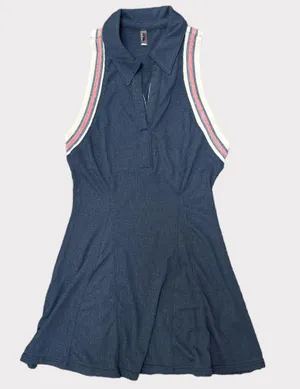 By Free People Activewear Pro Tip Dress Only Blue XS thumbnail 7