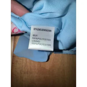 Altar'd State Light Blue‎ Ruffle Mini Dress Long Puff Sleeve Surplice V-Neck M thumbnail 5