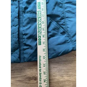 Christopher Banks Women Size‎ Large Dark Green Winter Vest Puffer Polyester thumbnail 3
