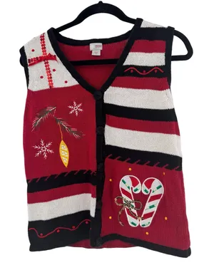 Womens‎ Holiday Edition Ugly Vest Size Small thumbnail 1