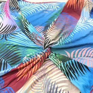 Soft Surroundings Maxi Dress Women‎ M Anya Tropical Twist Front V Neck thumbnail 8