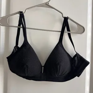 Lively Black Deco Mesh Bralette Size L thumbnail 1