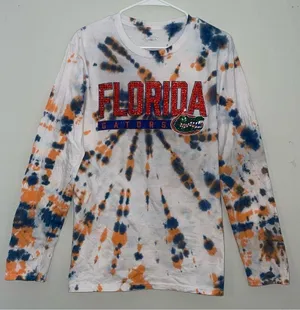 Rhinestone & Tie Dye Florida Gators Longsleeve thumbnail 1