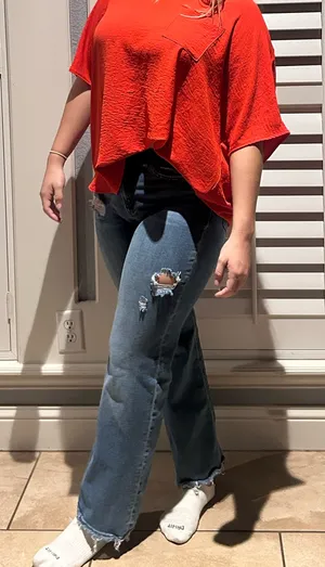Boutique Rockin C wide leg jeans thumbnail 1