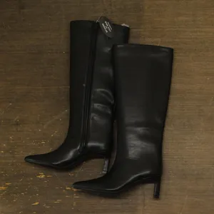 NWT On 34th Rachelle Stovepipe Boots Womens 10019723900 Black Smooth 5.5M thumbnail 6