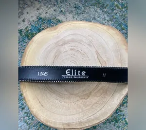 Vintage Elite western cowgirl fabric beaded belt, size medium thumbnail 7