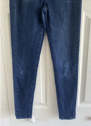 American Eagle Super Stretch Jeggings Womens Size 4 Dark Wash Skinny Jeans Denim thumbnail 1