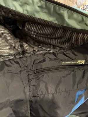 REI Elements Unisex XS Sage Green Hooded Rain Jacket Hiking Gorpcore utility thumbnail 10