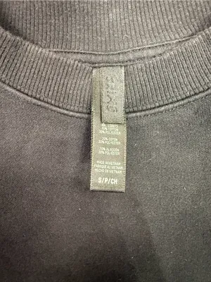 SKIMS Black Crew Sweatshirt thumbnail 5