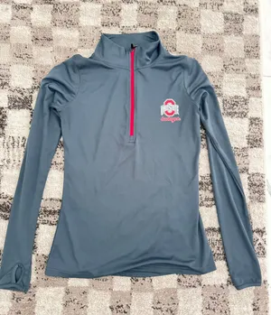 Gray Ohio State Buckeyes Pullover thumbnail 1