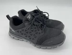 Reebok Sublite Cushion Work Alloy Toe‎ Shoes M 6 W 8 Workwear Slip Resistant thumbnail 1