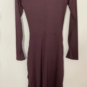 Babyboo Tahnee Maxi Dress Plum Womens Cutout Longsleeve BodyCon Size Medium thumbnail 9