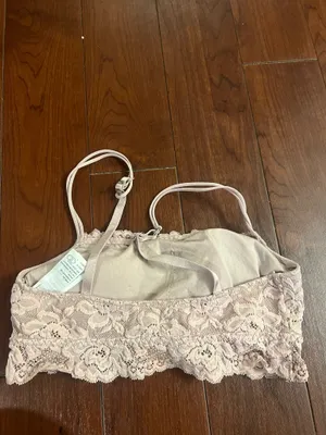 Abercrombie Light Pink Lace Bralette thumbnail 2