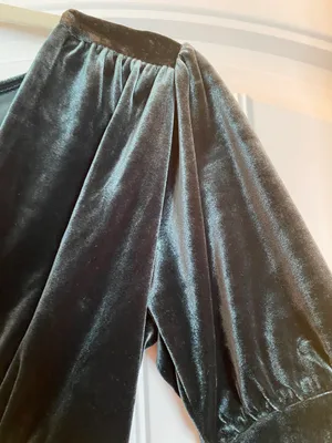 Velvet Short Sleeve Bodysuit thumbnail 5
