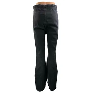 Free People We The Free Black High Waisted Flare Bootcut Denim Jeans Size 31 thumbnail 3