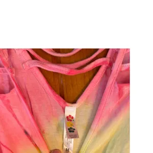 Jamaica Paradise Tank Top Tie Dye Sleeveless Palm‎ Tree Graphic Women's size M thumbnail 4