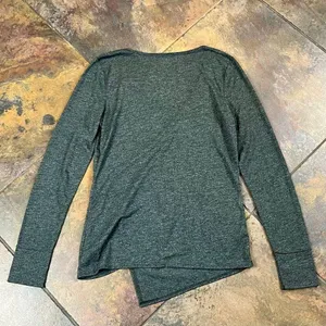Converse One Star Dark Gray Jersey Top Long Sleeve Medium thumbnail 10