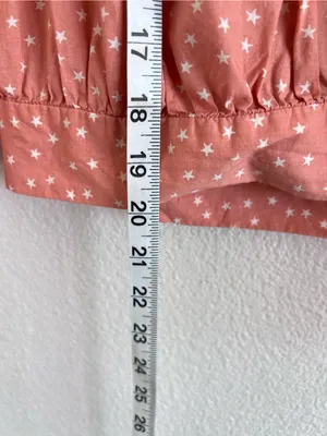 Madewell Women's Star Scatter Wrap Top Peach thumbnail 8