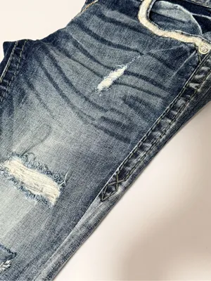 Rock Revival Betty Boot Distressed Embellished Jeans 27 thumbnail 5
