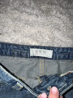 NWT Free People Denim Mini Skirt thumbnail 3