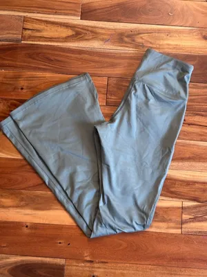 PUMA Essentials Script Flare Mint Green Leggings thumbnail 7