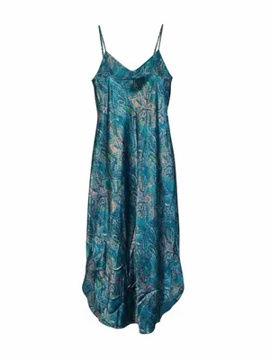 Satin Midi Slip Dress Fairy Coquette Y2K Feminine Summer thumbnail 8