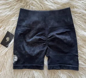 Darc Sport Seamless Everson Training Shorts Black Mineral Wash Small thumbnail 1