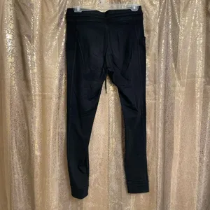 PINK Victorias Secret Black White Rhinestone Bling Joggers, Medium thumbnail 6