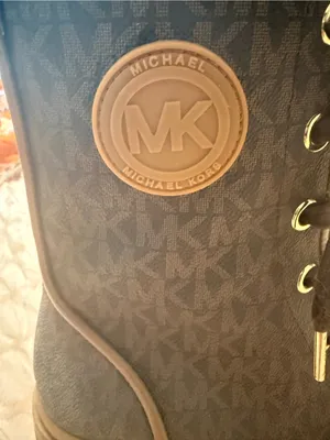MICHAEL Michael Kors Brown MK Logo Lace thumbnail 3
