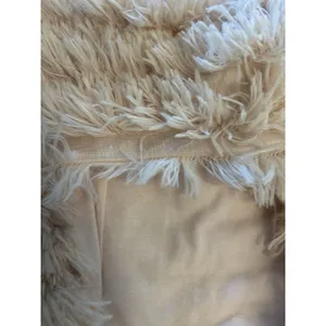 Jolt Faux Fur Shaggy Open Front Jacket Blush Pink Size Small NWT Soft Coat thumbnail 15