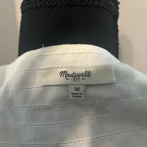 Madewell Lace Detail Blouse in White Women’s Size M thumbnail 3