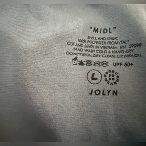 Jolyn Clothing “Midl” Aqua Bikini Bottom thumbnail 2