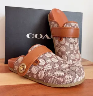 NWT Coach Blake Clog In Signature Textile Jacquard size US5 thumbnail 1