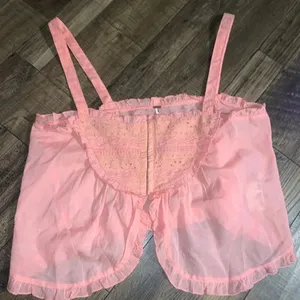 Free People Sweet Sarah Tank Top At In Pink Star Moth $78 Medium Nwot spring thumbnail 5